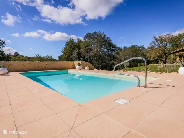 Lesgrabous huren in Frankrijk, Dordogne, Les Eyzies-de-Tayac-Sireuil - vakantiehuis Het ruime zwembad