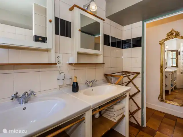 Lesgrabous huren in Frankrijk, Dordogne, Les Eyzies-de-Tayac-Sireuil - vakantiehuis Badkamer