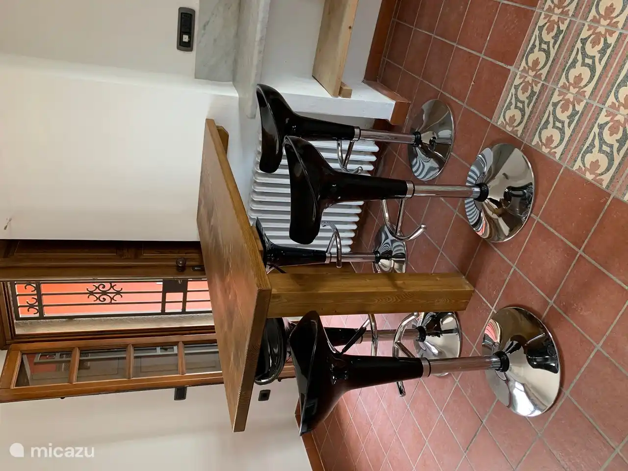 asiento en la cocina