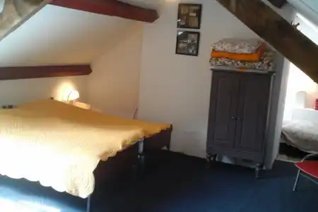 Vakantiehuis Frankrijk, Nièvre, Fâchin boerderij Les Bougnons Slaapkamer gîte Les bougnons