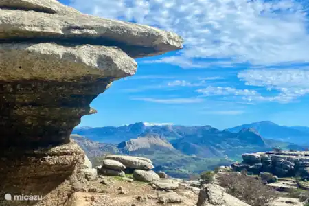 Rochers spéciaux près d’El Torcal
