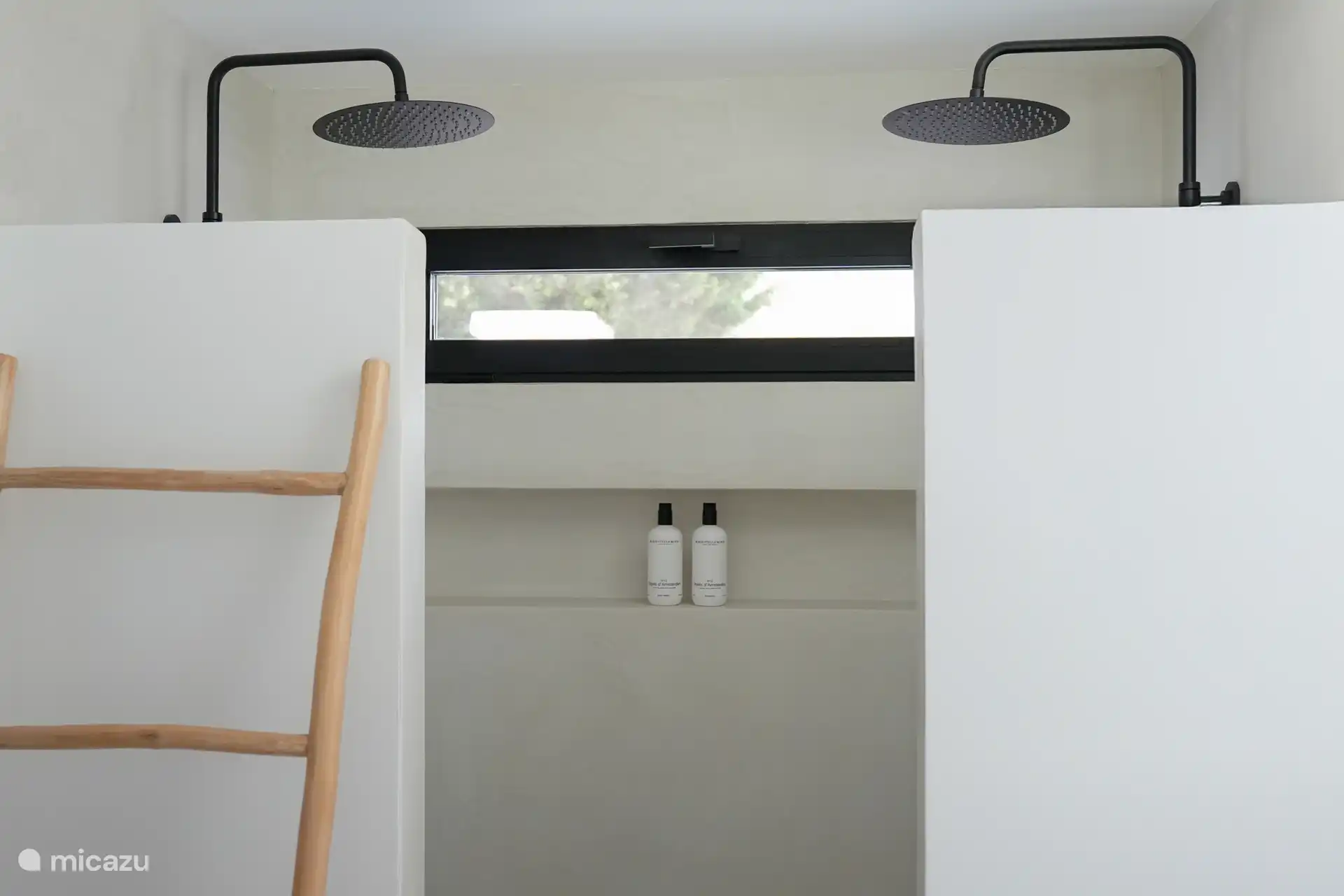 Bathroom with double shower 