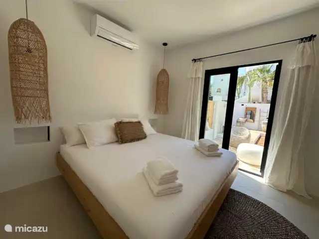 Location de Vacances Espagne, Ibiza, Sant Josep de sa Talaia, villa - Casa Makana Chambre au premier étage avec terrasse