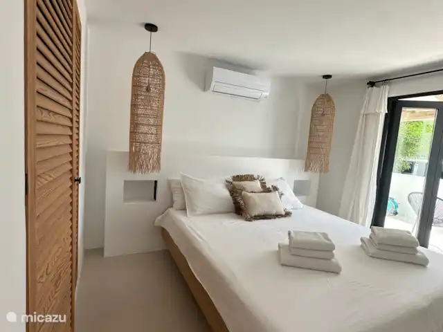 Location de Vacances Espagne, Ibiza, Sant Josep de sa Talaia, villa - Casa Makana Chambre au deuxième étage avec terrasse