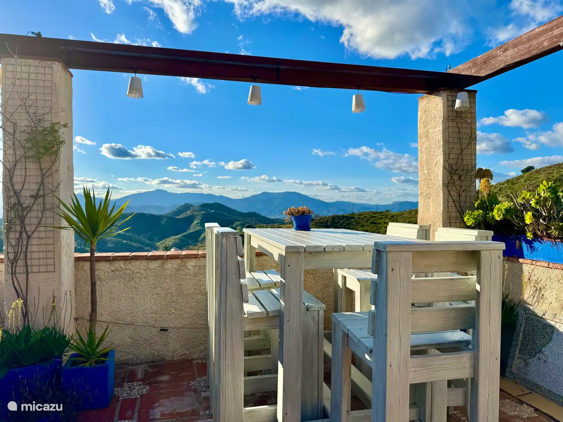 Gemeinsame Terrasse mit Aussicht