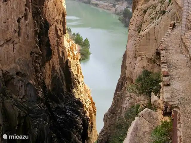 Finca Las Nuevas, Casa Maria | Espagne, Andalousie, Álora - appartement Le célèbre Caminito del Rey, promenade spectaculaire le long des falaises abruptes.