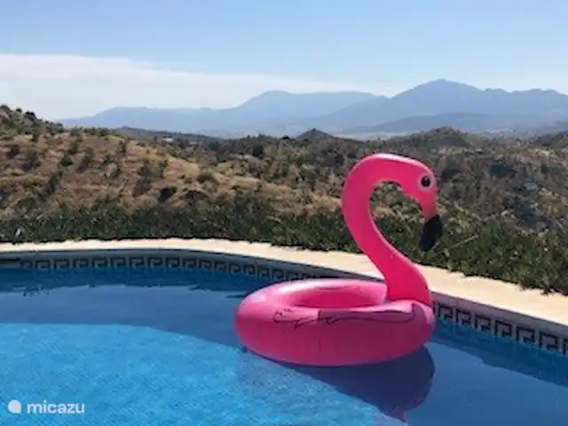 Finca Las Nuevas, Casa Maria | Espagne, Andalousie, Álora - appartement De la piscine, vous avez une vue magnifique sur la Sierra de las Nieves et attendez de voir le coucher du soleil !