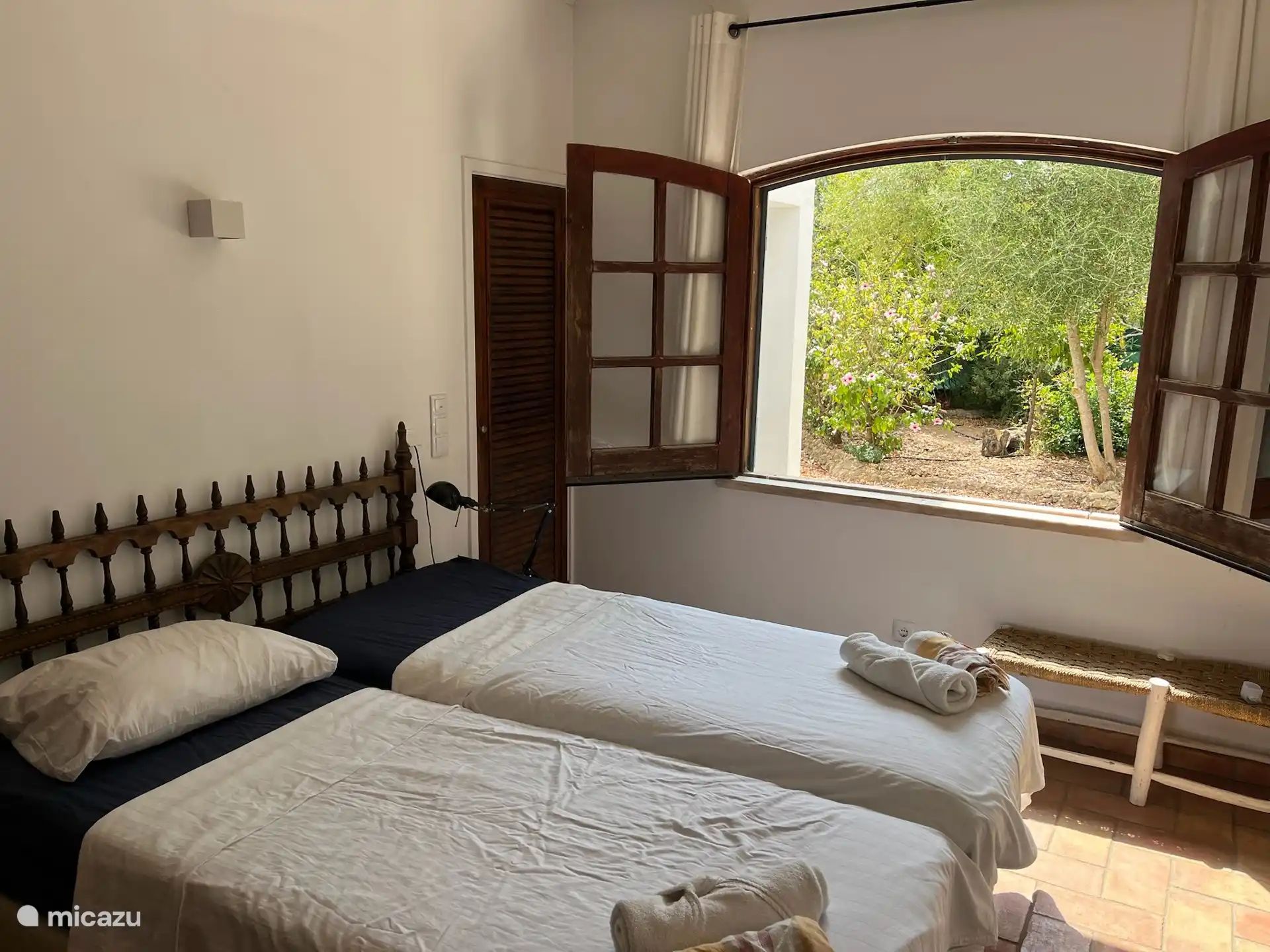 Kamer me uitzicht op de tuin