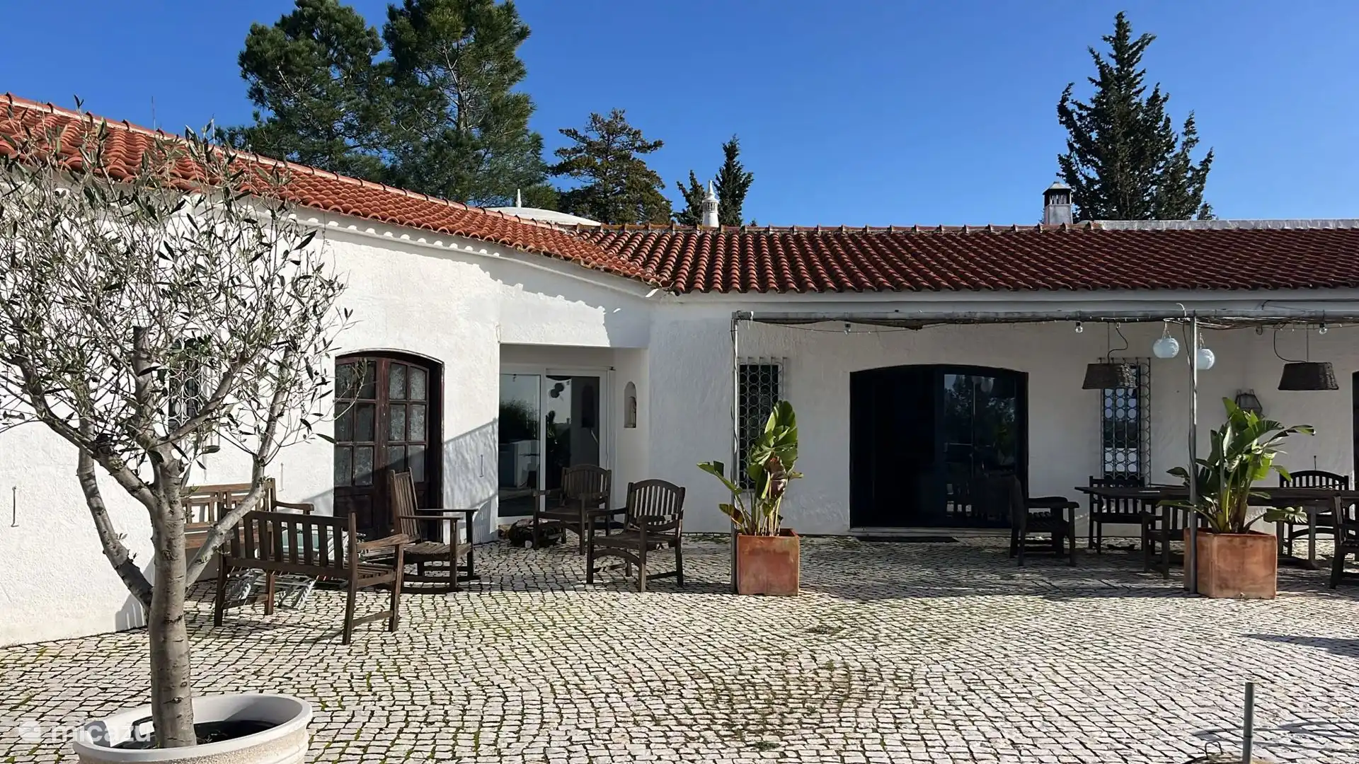 voorkant van het huis