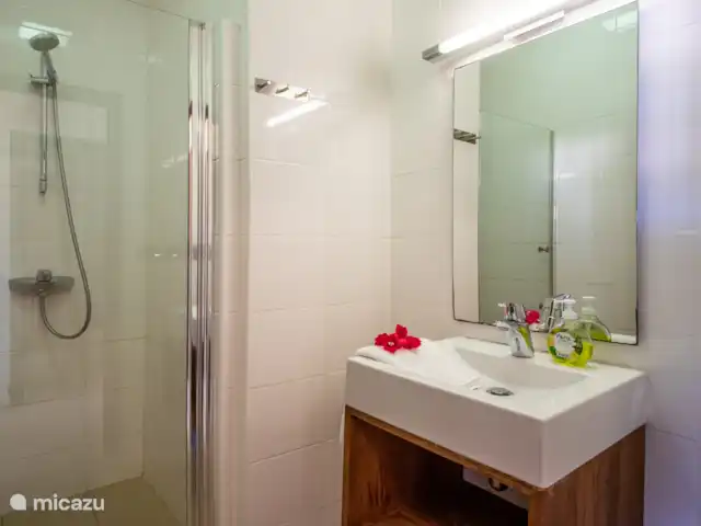 Área Jan Thiel | apartamento C8 en Curazao, Banda Arriba (este), Spaanse Water - apartamento Baño de la habitación de invitados