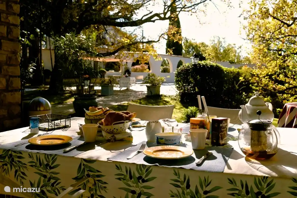 Ein Blick auf einen Teil des Gartens