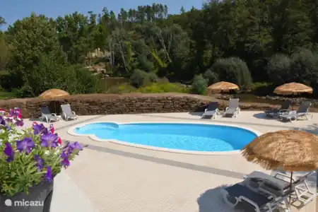 Vakantiehuis Portugal, Coimbra, Mouronho villa Vakantiehuis Quinta do Rio Alva Zwembad