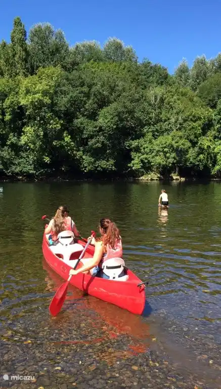 Kanufahren auf der Dordogne