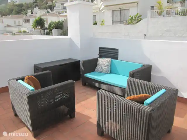 Casa Alegria Nerja huren in Spanje, Costa del Sol, Nerja - vakantiehuis Loungehoek dakterras
