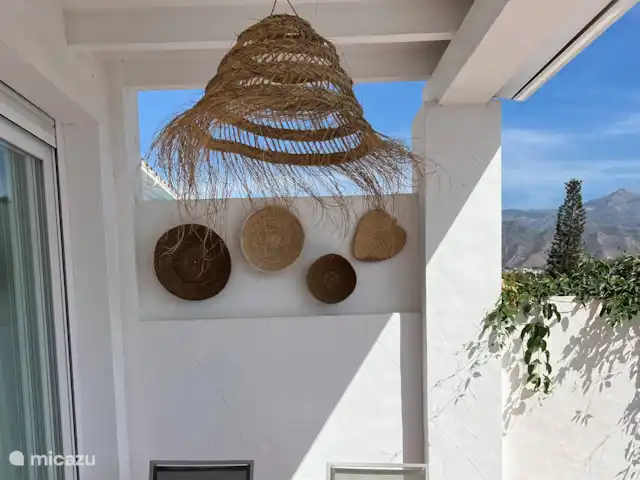 Casa Alegria Nerja huren in Spanje, Costa del Sol, Nerja - vakantiehuis Patio eethoek buiten