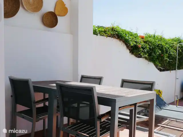 Casa Alegria Nerja huren in Spanje, Costa del Sol, Nerja - vakantiehuis Eethoek buiten