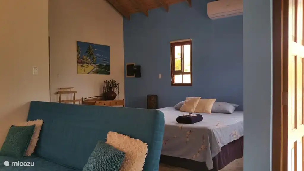 grand studio avec lit king size et canapé-lit