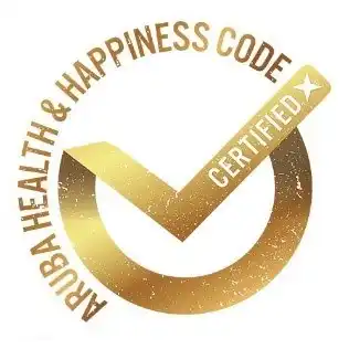 Et nous avons aussi le logo doré !! Certifié pour le respect correct des règles d'hygiène concernant le Covid-19.