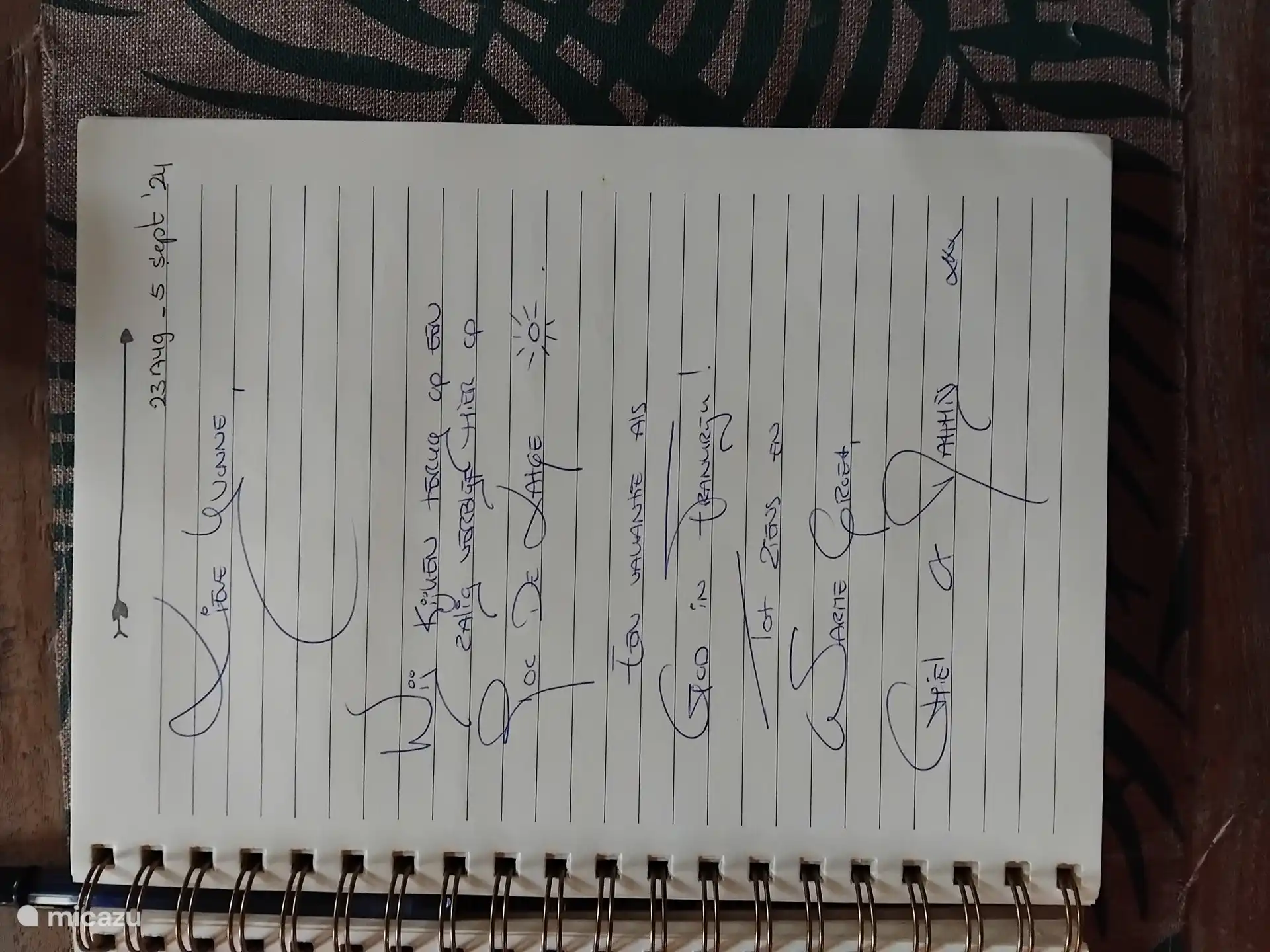 Herzliche Worte von sehr zufriedenen Gästen