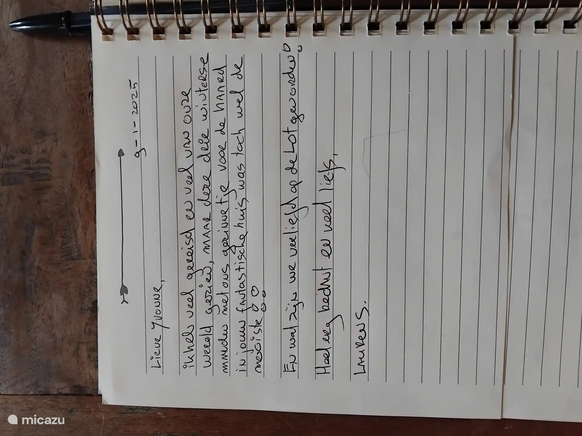 Eine der Bewertungen