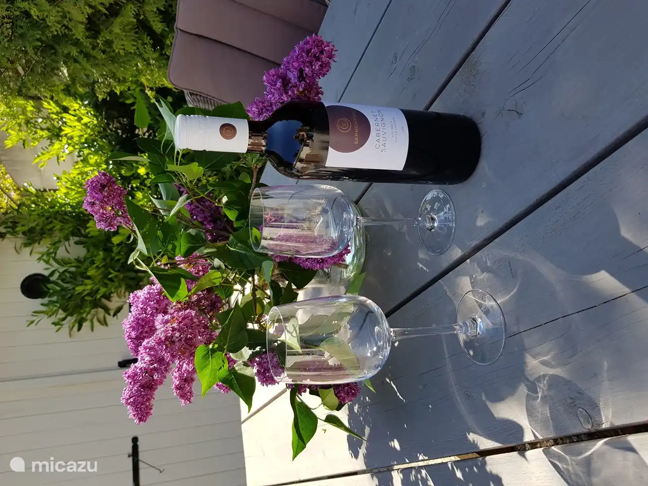 Manger dehors par beau temps