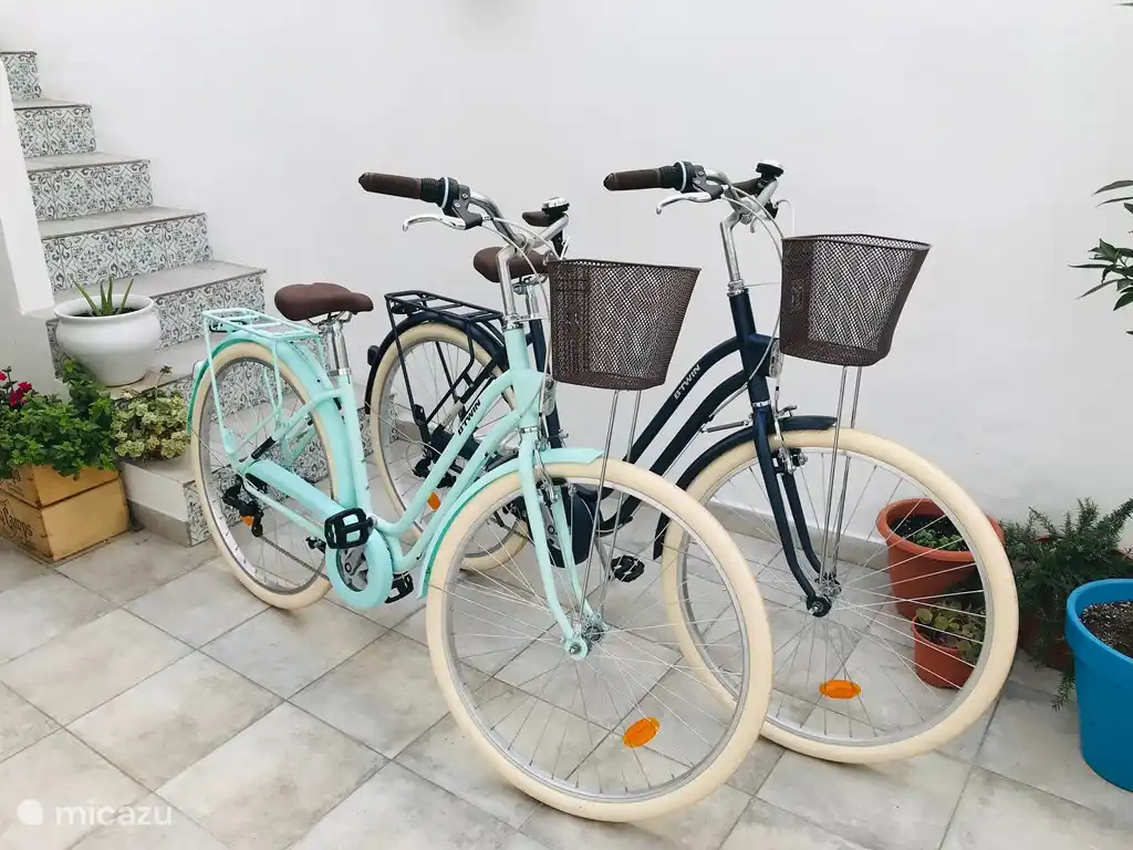 Two city bikes available