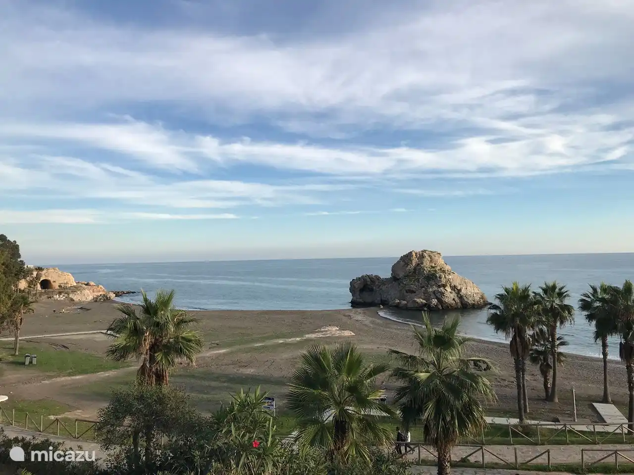 Penon del Cuervo: mooie plek om naar toe te fietsen richting El palo. 15 minuten.