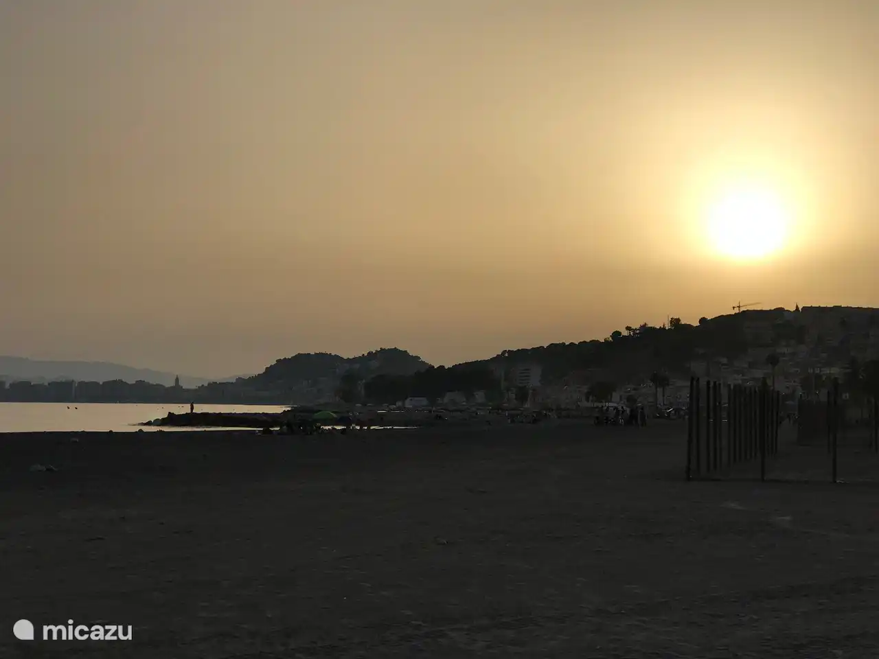 Zonsondergang in de zomer