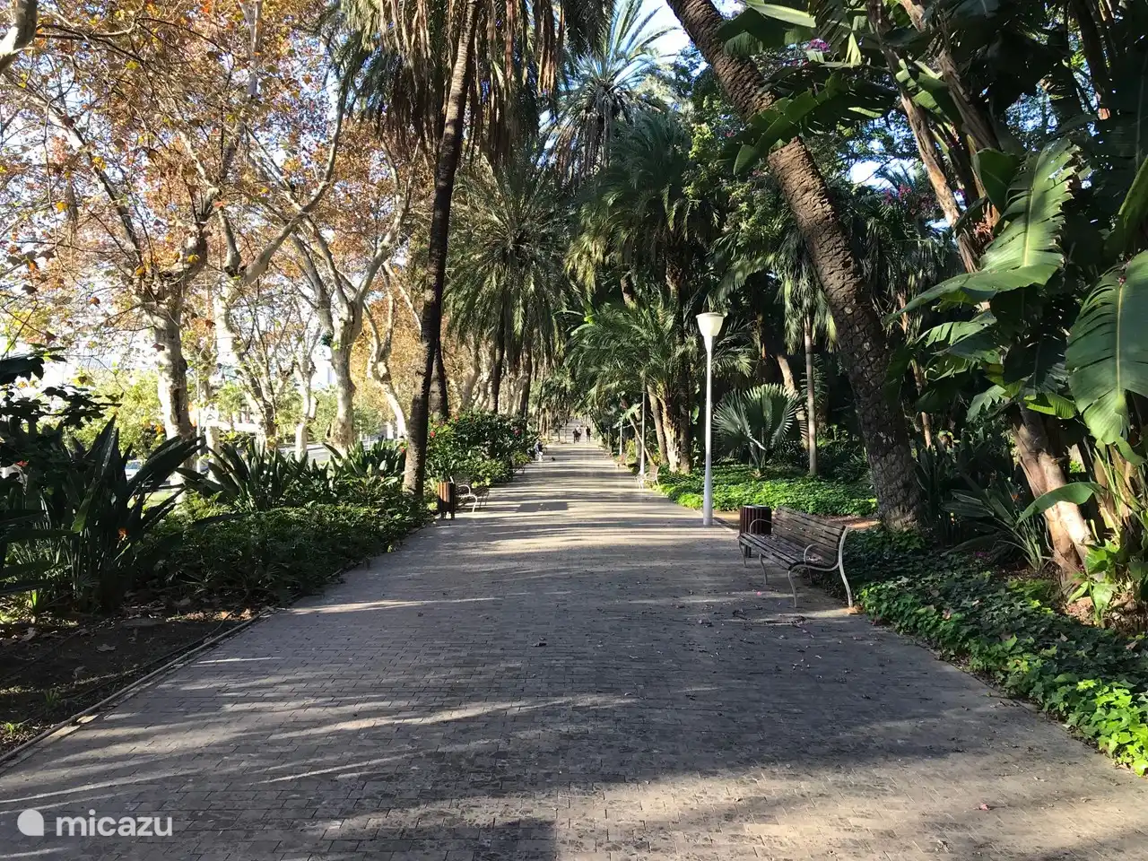 Park van centrum Malaga