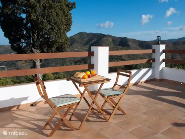 Villa la Noria | Espagne, Costa del Sol, Comares - villa Petit déjeuner avec vue sur la Méditerranée !