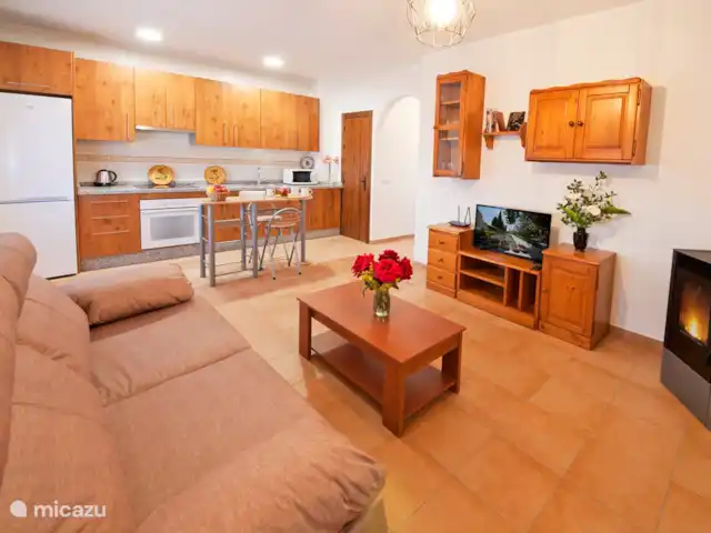 Villa la Noria | Espagne, Costa del Sol, Comares - villa Troisième beau salon, cuisine ouverte.