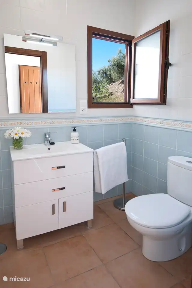 Tolle Aussicht auch aus dem Bad!