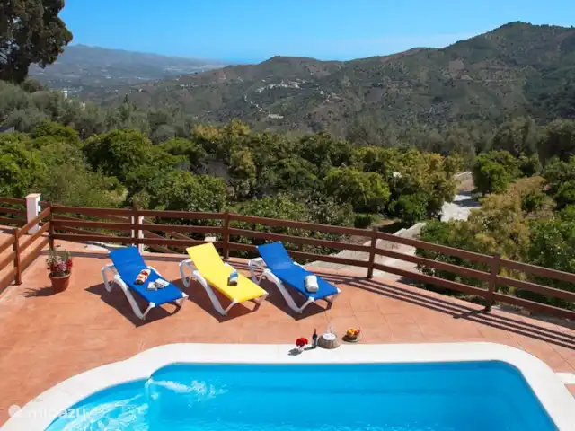 Villa la Noria | Espagne, Costa del Sol, Comares - villa Paysage fantastique surplombant la mer Méditerranée!