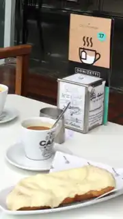 2017-05-11 Desayuno con cafe y tostado con queso @ José Antonio en Lo Pagan (San Pedro del Pinatar)