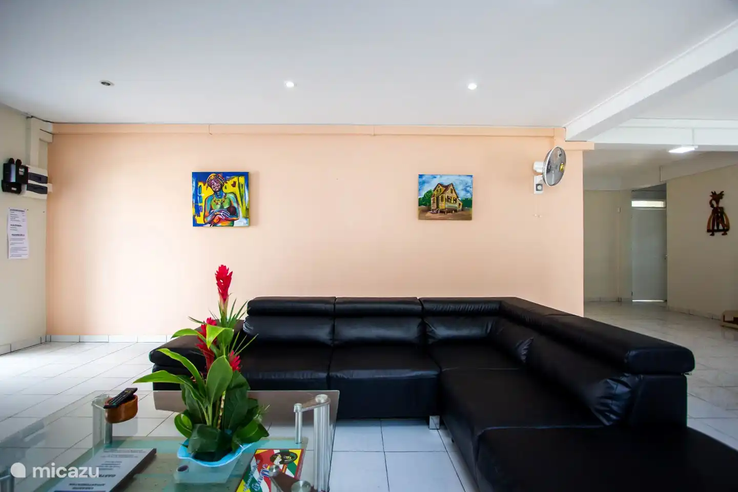 Living room and sitting area