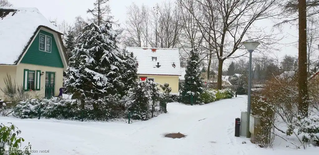 Vakantiehuis Salland Huys, Heeten, Nederland, winter impressie.