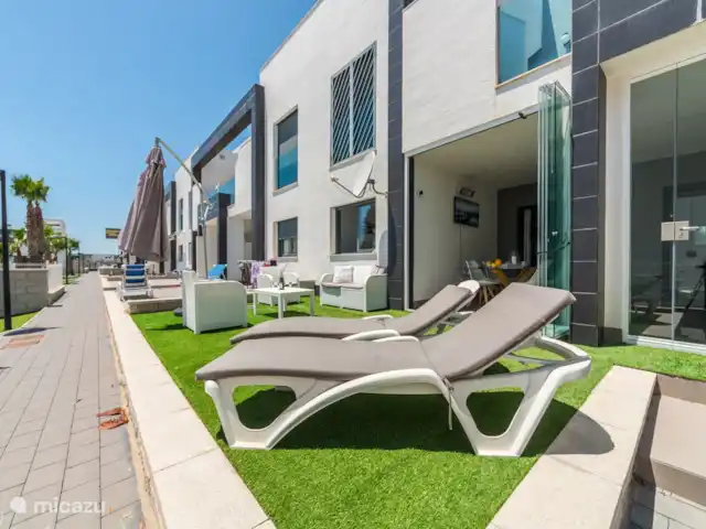 Oasis Plage F3003 | Espagne, Costa Blanca, Orihuela - appartement Terrasse extérieure avec transats