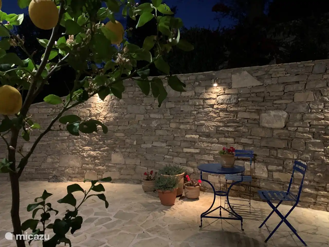 Seat at the front door.