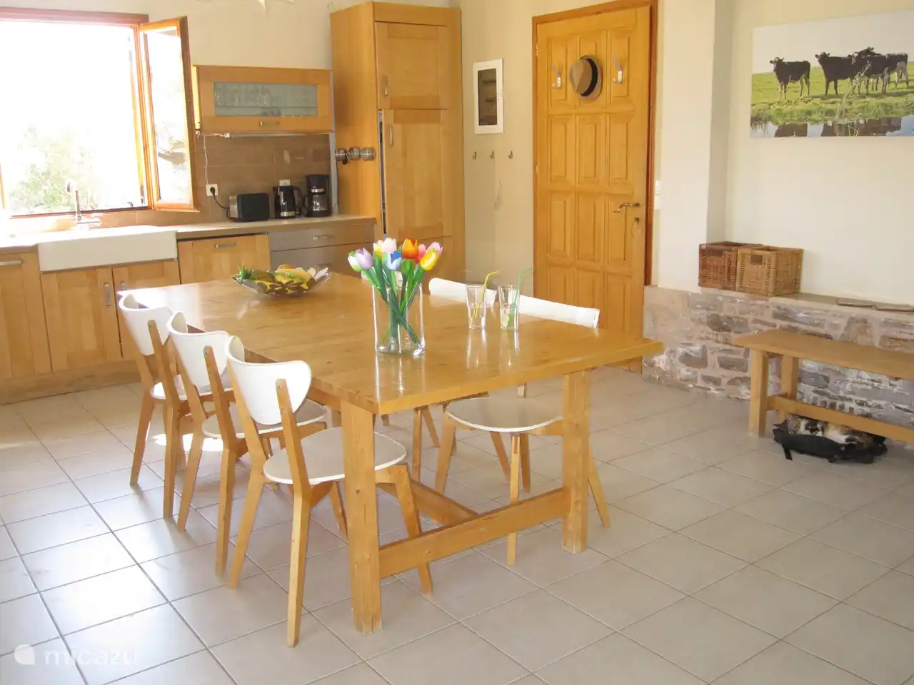 On the right is the front door.