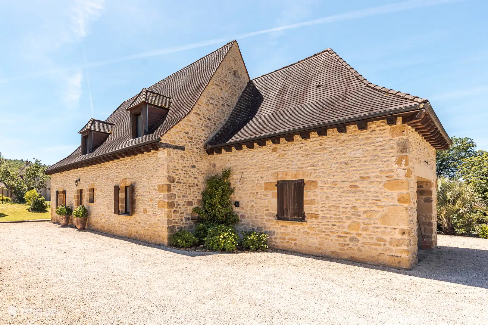Vorderseite des Hauses
