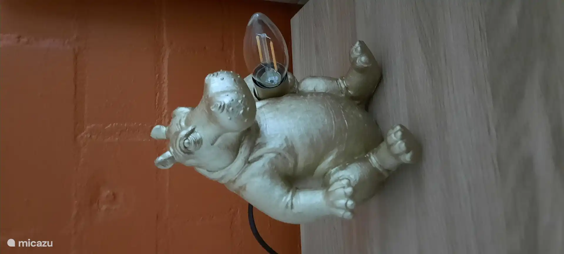 Leuk nachttafellampje om nog even te lezen of napraten over de geweldige dag.