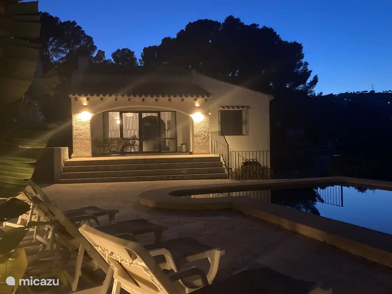 Casa Rosella bei Nacht