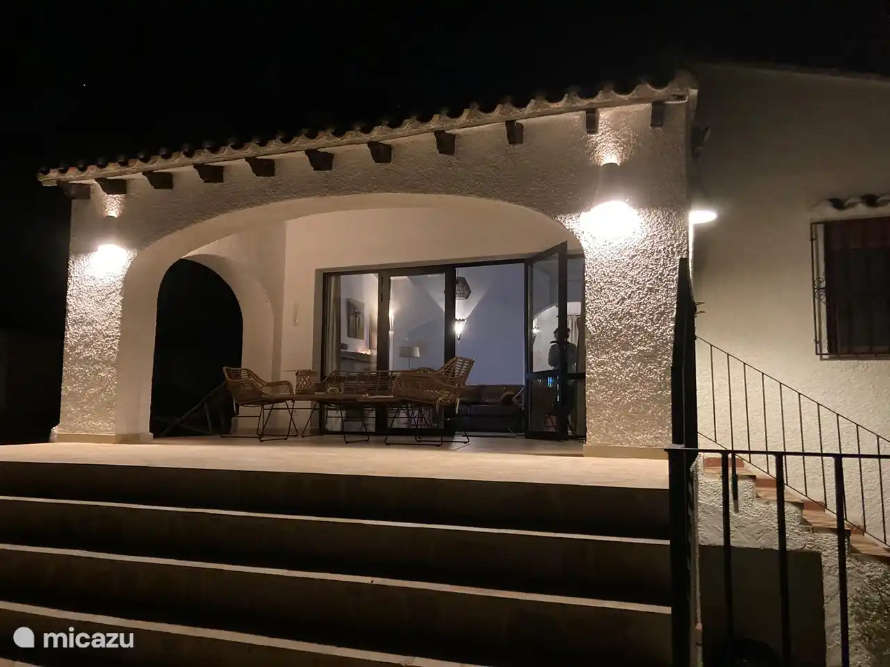 Casa Rosella bei Nacht