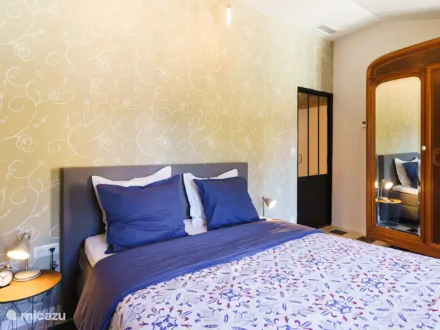 Logement Onze - Gîte 'Clémence' huren in Frankrijk, Aude, Raissac-d'Aude - appartement Rust lekker uit in de comfortabele bedden in de slaapkamer