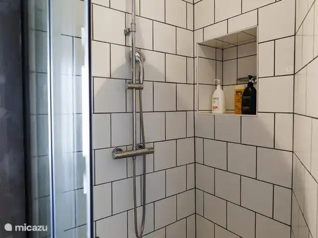 Logement Onze - Gîte 'Clémence' huren in Frankrijk, Aude, Raissac-d'Aude - appartement de moderne badkamer met regendouche