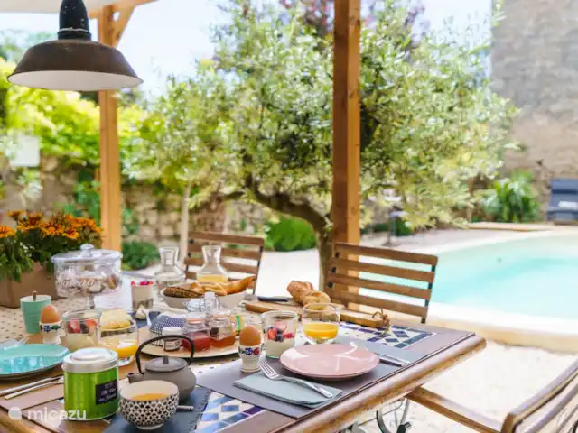 Logement Onze - Gîte 'Clémence' huren in Frankrijk, Aude, Raissac-d'Aude - appartement Geniet van het ontbijt!