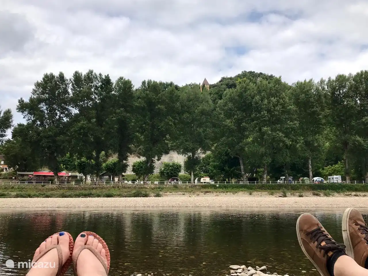 De Dordogne dichtbij