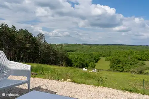 het uitzicht vanaf het terras
