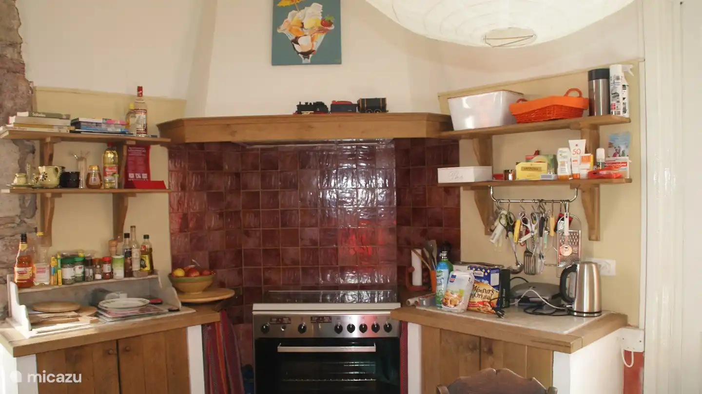 Een 5-pits fornuis met grote oven