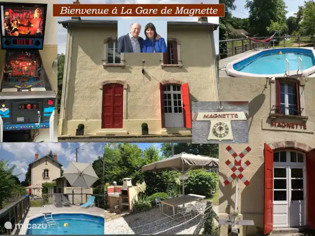 La Gare de Magnette | France, Allier, Magnette - maison de vacances Bienvenue à La Gare de Magnette !